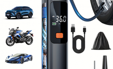 Compresseur d’Air Portable 150 PSI USB