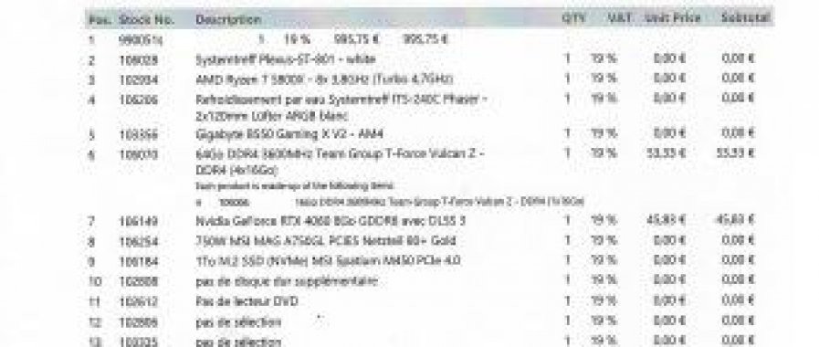 Vends setup gamer neuf