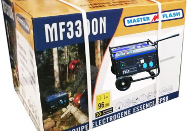 Groupe électrogène 3300W 4 temps Master Flash – Puissance et fiabilité pour tous vos besoins