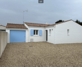 Maison individuelle plain pied, terrain clos.